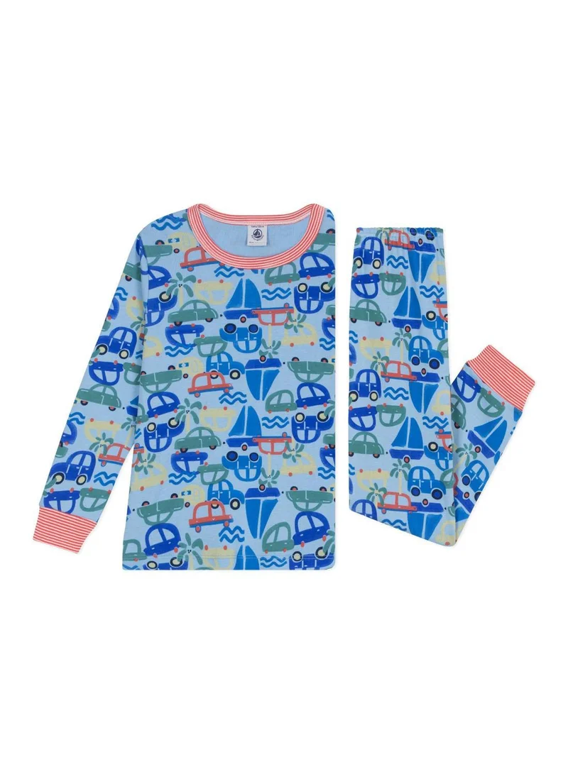 بيتي باتو Children's car print cotton pyjamas